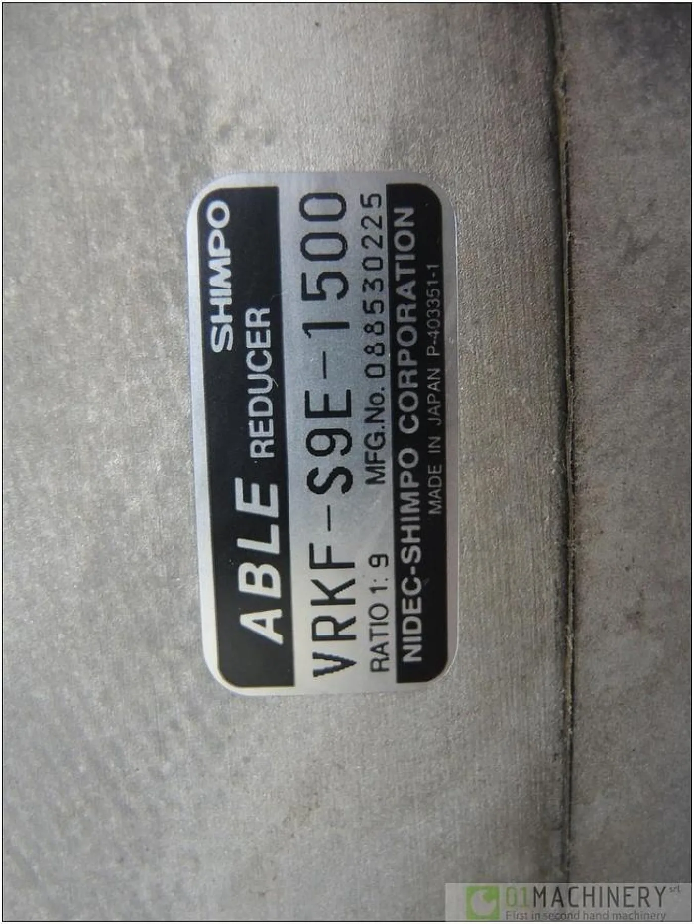 2010 SHIMPO VRKF-S9E-1500 AI2164 - 5