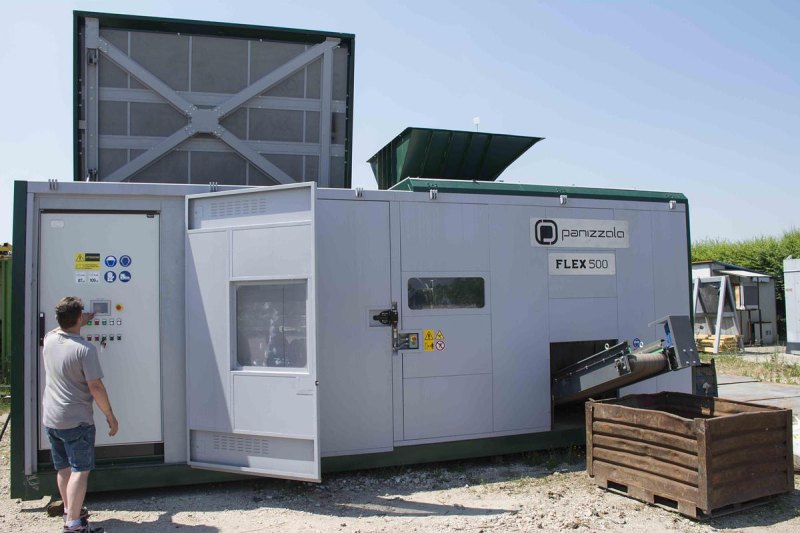 Panizzolo Flex 500 Flex Mobile Drum Hammer Mill