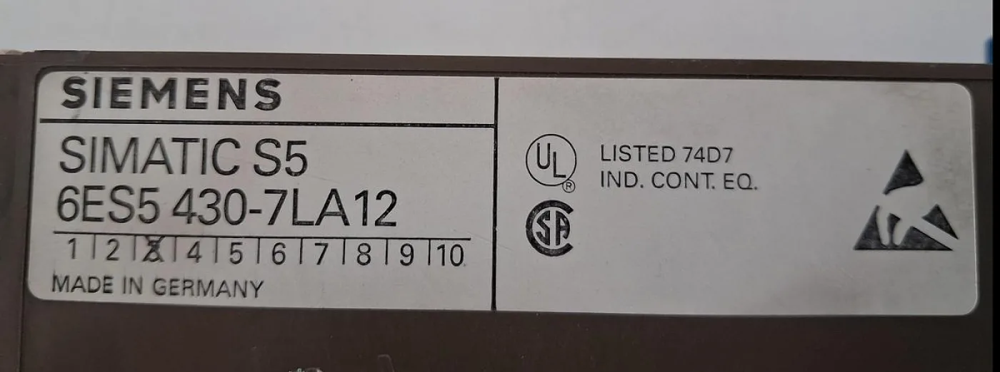 Siemens SIMATIC S5 6ES5 430-7LA12 Digitaleingabemodul - 4