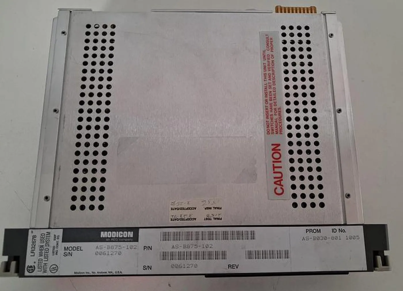 AEG Modicon B875-102 Analog Input Module AS-B875-102 - 3