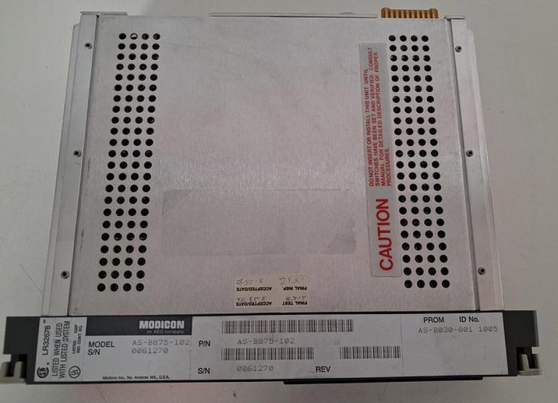AEG Modicon B875-102 Analog Input Module AS-B875-102