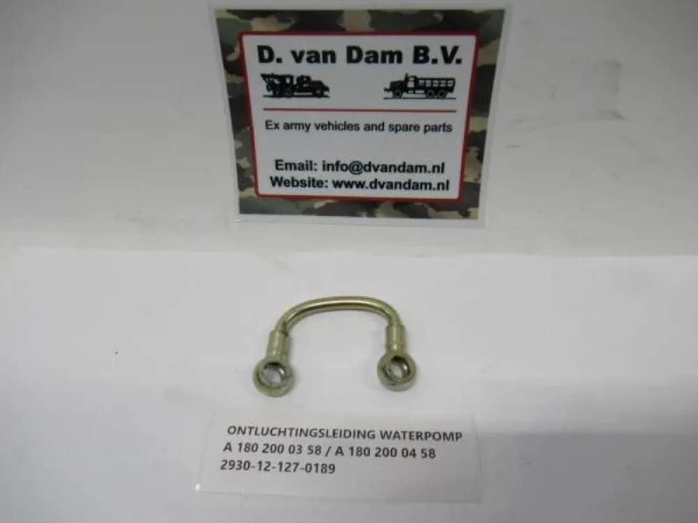 Ontluchtingsleiding waterpomp