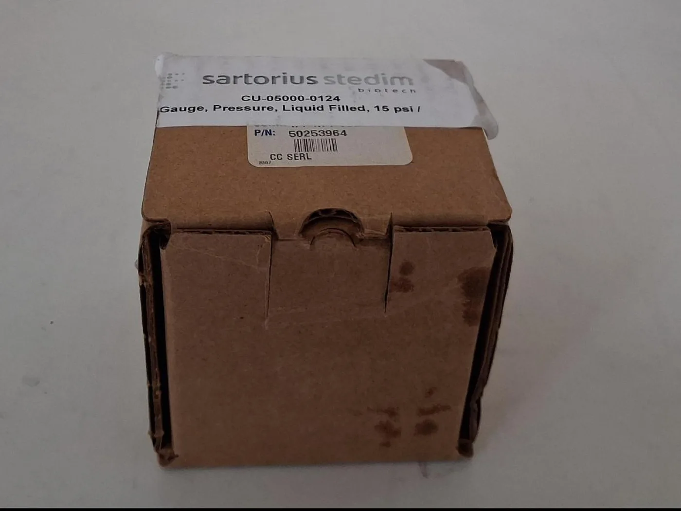 WIKA Flüssigkeitsgefülltes Druckmanometer 15 psi / 1 bar - 5