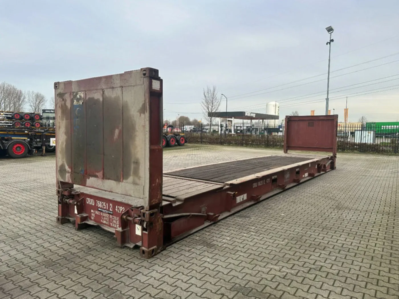 40FT FLATRACK FLUSH FOLDING / CSC: 10/2027 / 5x available - 4