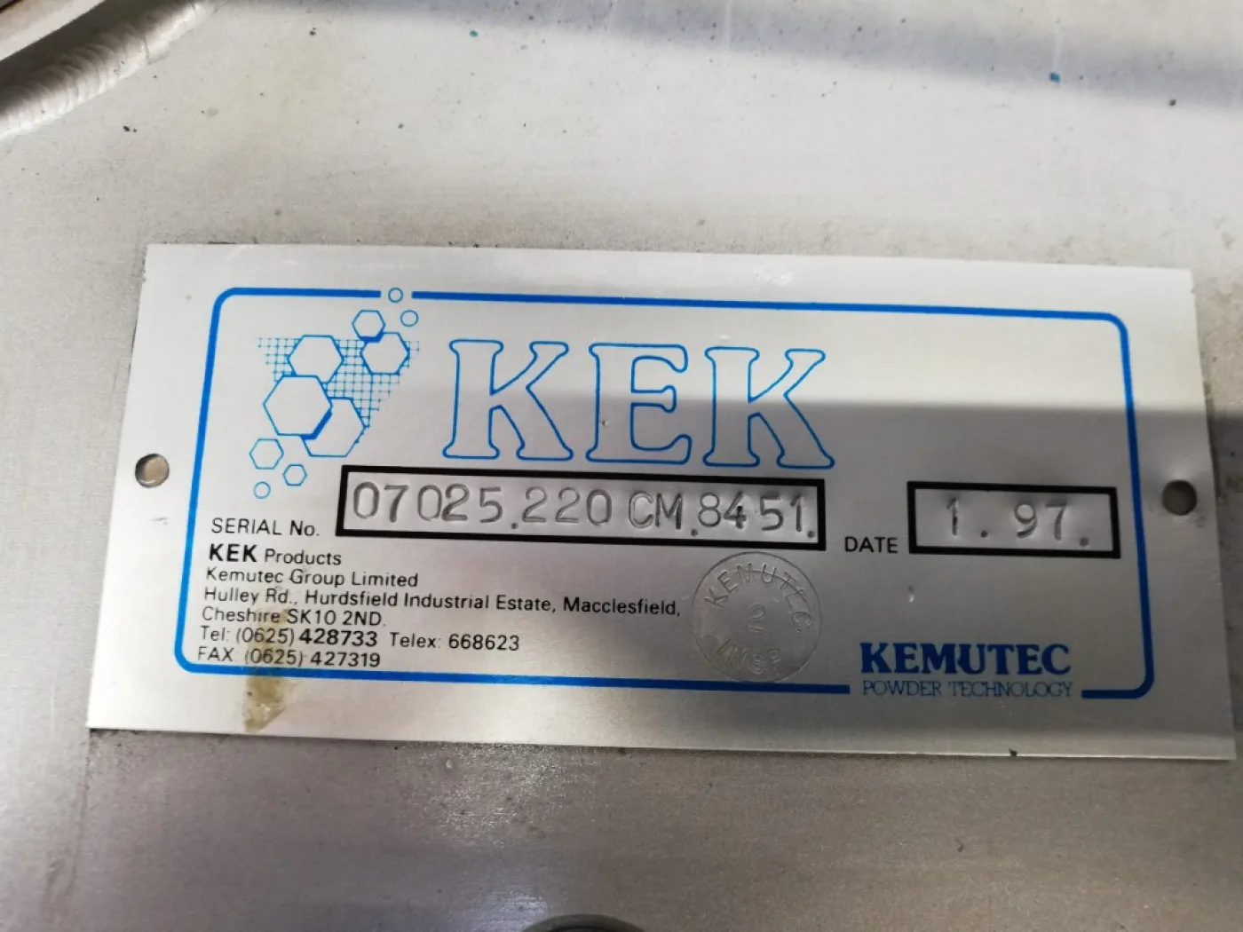 Kek Kemutec KEK 220 - Sieve granulator - 4