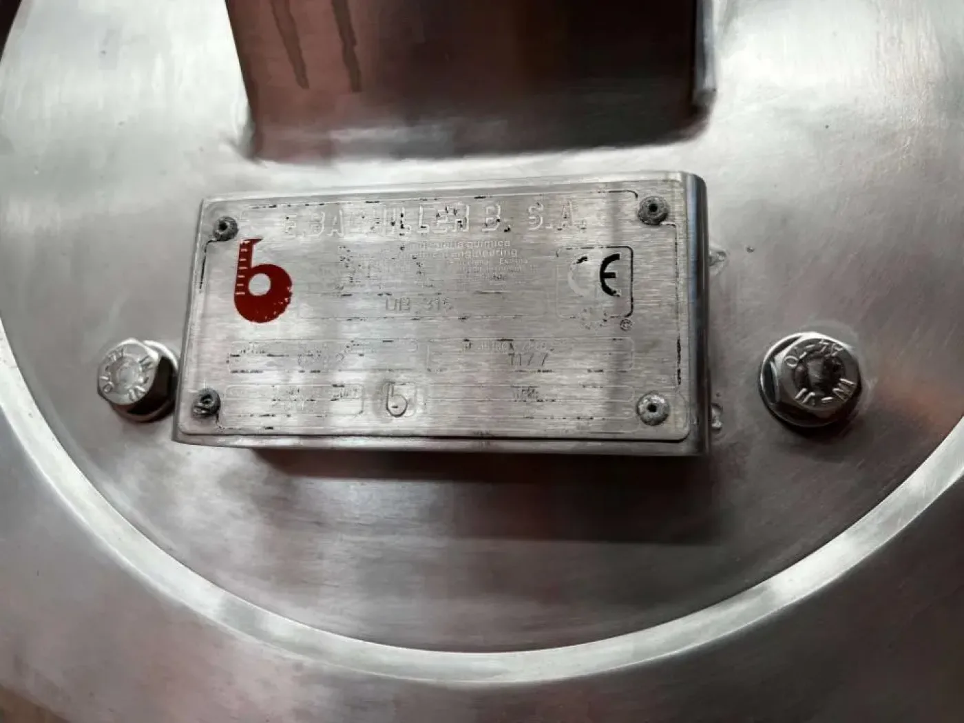 USED BACHILLER UB-315 STAINLESS STEEL MIXER MILL WITH SHIRT - 3