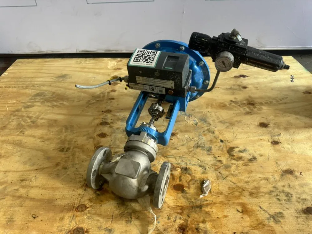 2019 ARCA Regler GmbH / Siemens Pneumatic Globe Control Valve with Siemens SIPART PS2 HART Smart Positioner