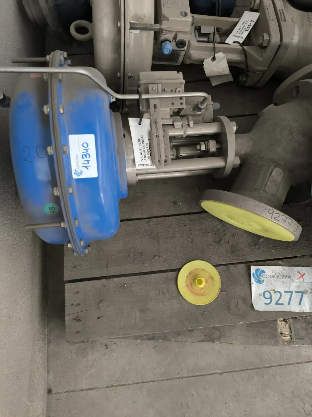 PROPORTIONAL CONTROL VALVE GUICHON STAINLESS STEEL 316Ti DN150 x 100 PN16 ATEX