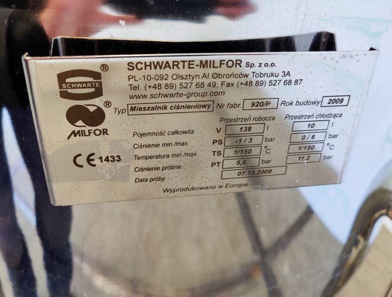 Schwarte-Milfor - Autoclave
