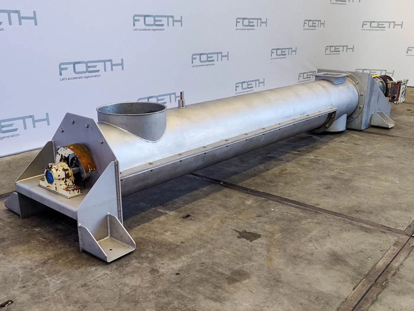 2870mm length - Horizontal screw conveyor - 5