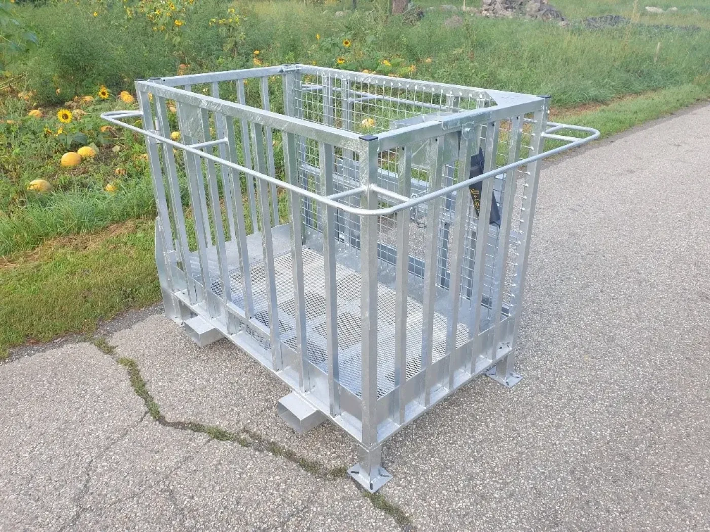 Arbeitskorb verzinkt mit JCB Q-Fit - 5