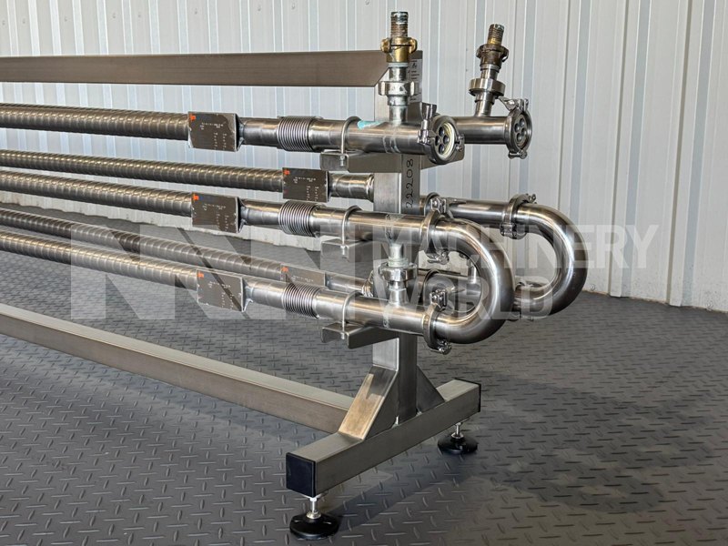 MBS MLW Multitube Corrugated Shell-in-Tube Tubular Heat Exchanger (Year 2018)