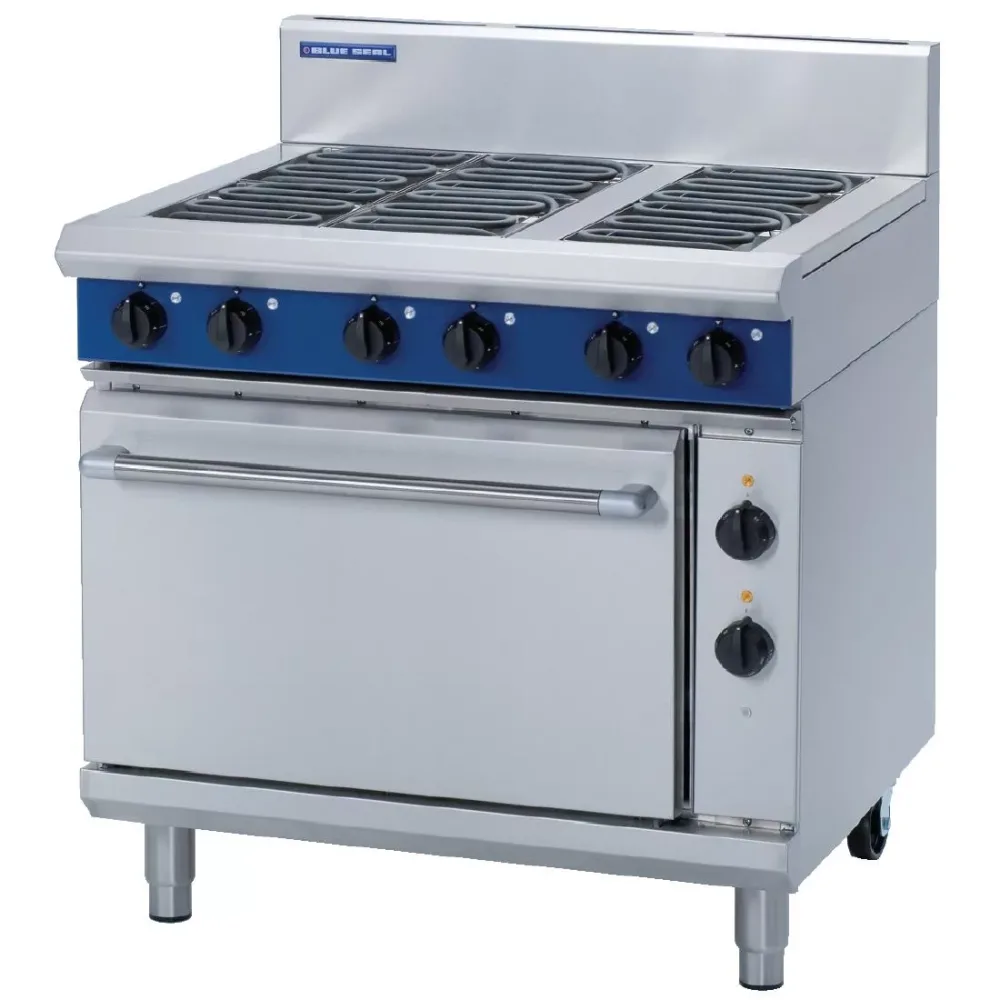 Blue Seal Evolution Electric 6 Element Oven Range E506D - islandcatering