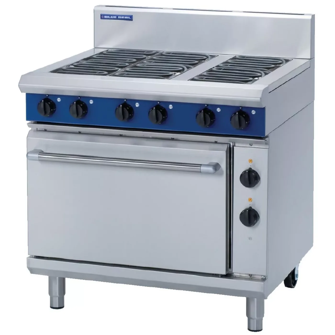 Blue Seal Evolution Electric 6 Element Oven Range E506D - islandcatering - 1