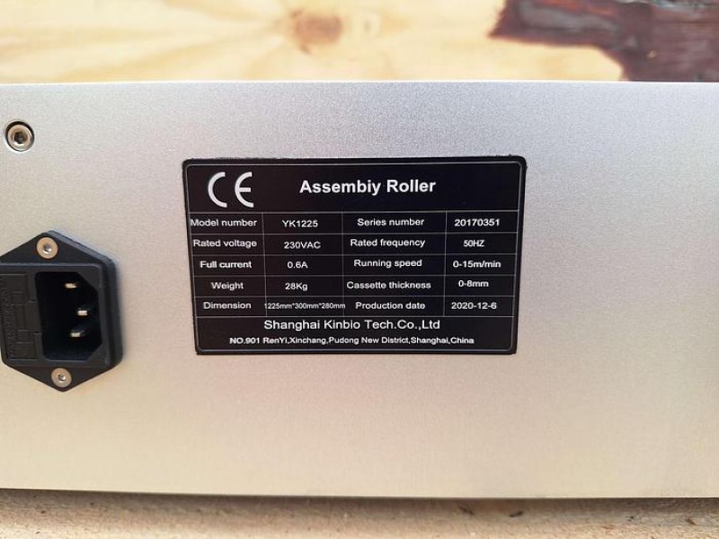 Kinbio Tech YK1225-Shanghai Assembly Roller Conveyor