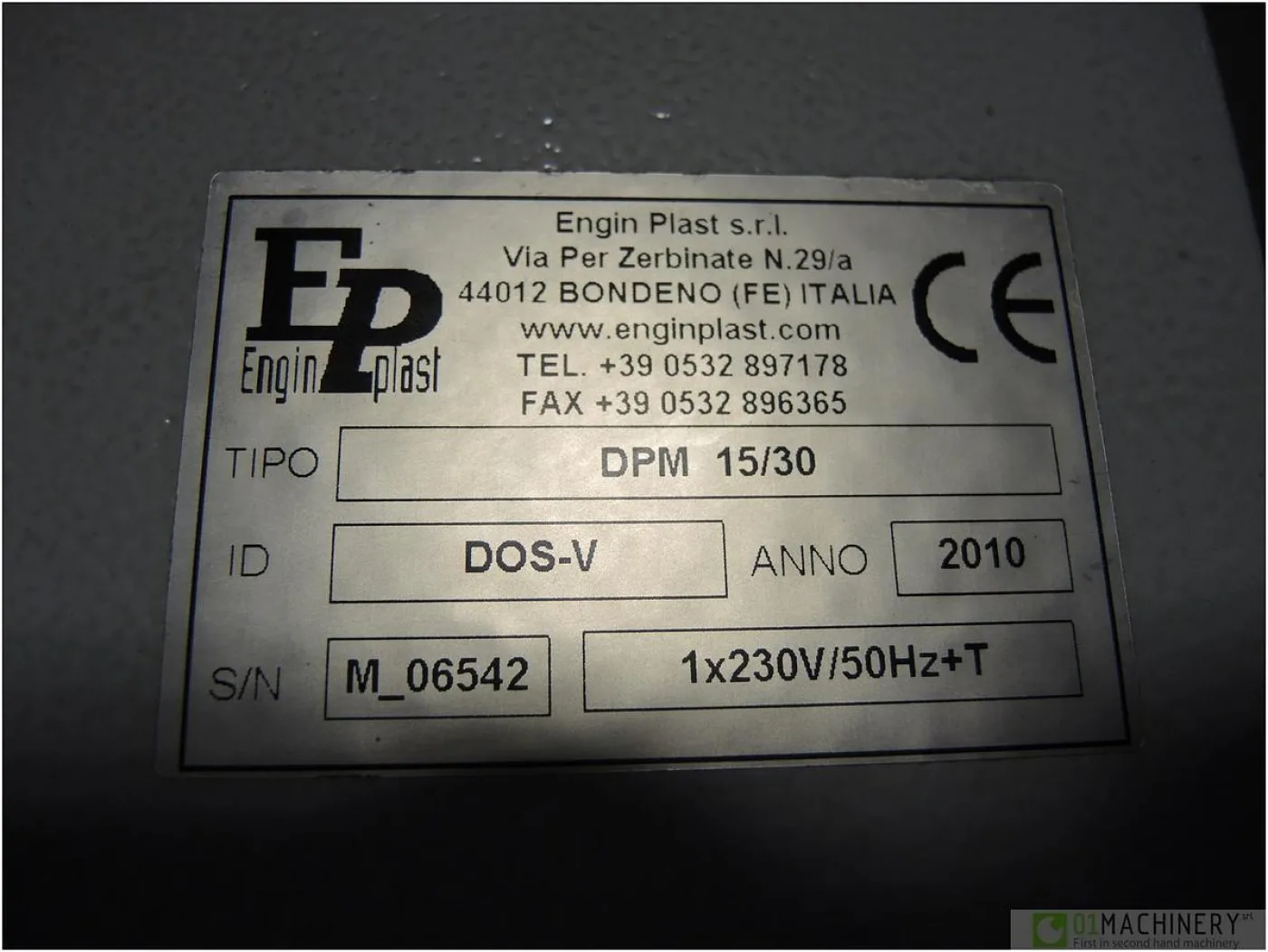 2010 ENGIN PLAST DPM 15/30 AI0342 - 7