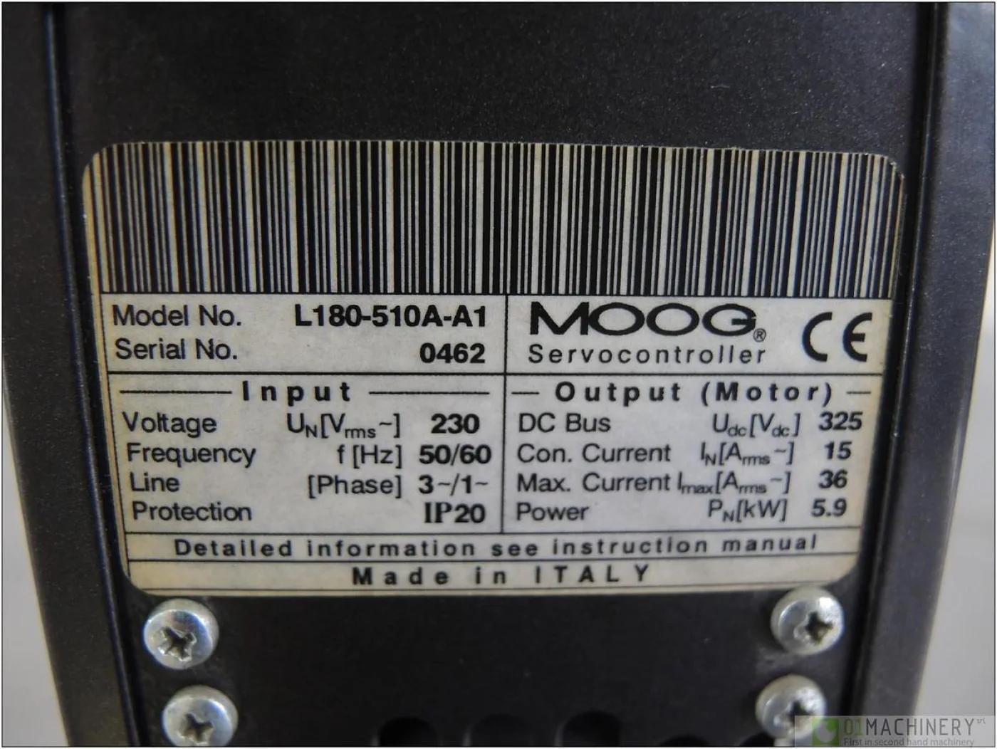 2004 MOOG L180-510A-A1 AI1394 - 6