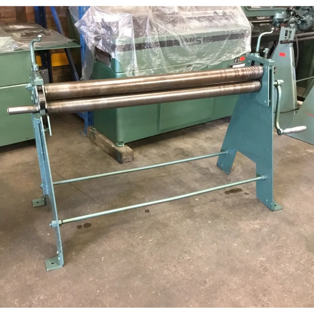 Manual/Hand Bending Rolls 1240mm x 75mm x 1.5mm Capacity - WNS - W. Neal Services Ltd