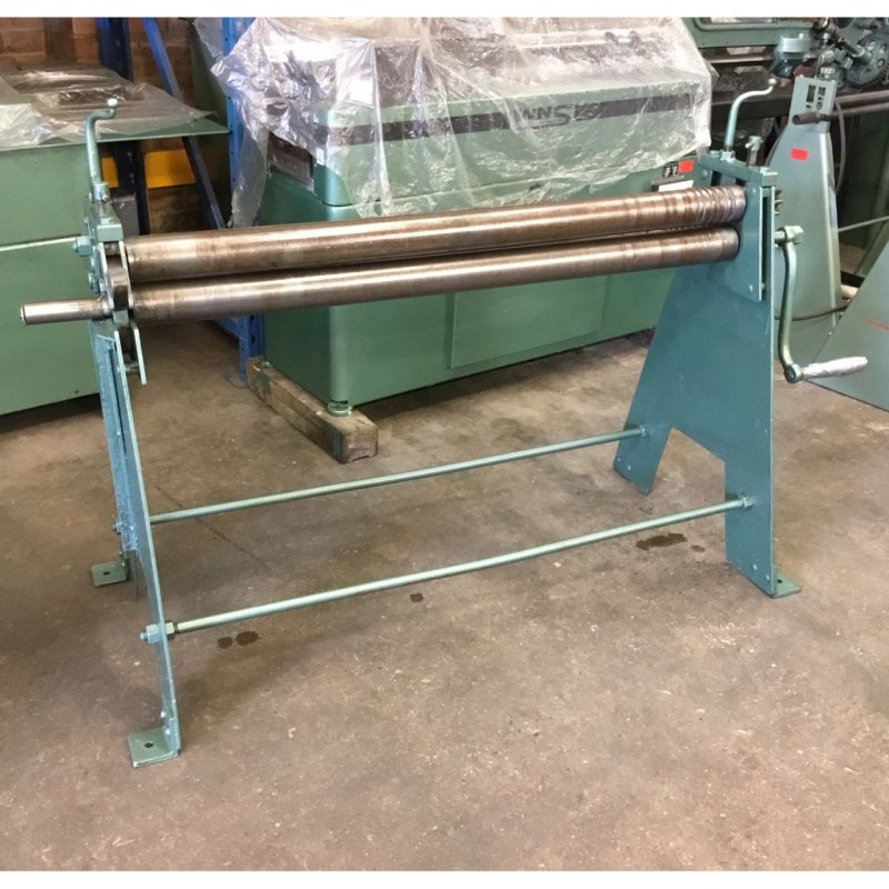 Manual/Hand Bending Rolls 1240mm x 75mm x 1.5mm Capacity - WNS - W. Neal Services Ltd