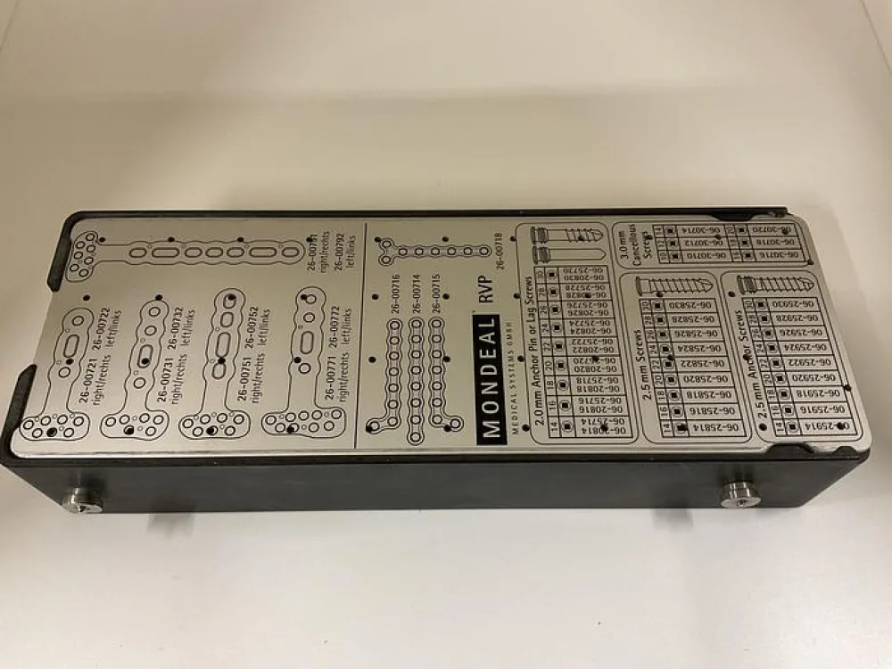 Surgical Instrument Set Volar Radius Locking Plate System (RVP) in Case MONDEAL 9356