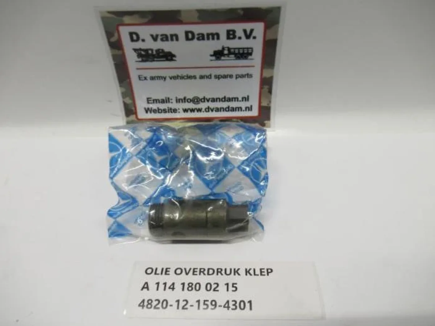 Olie overdruk klep - 1