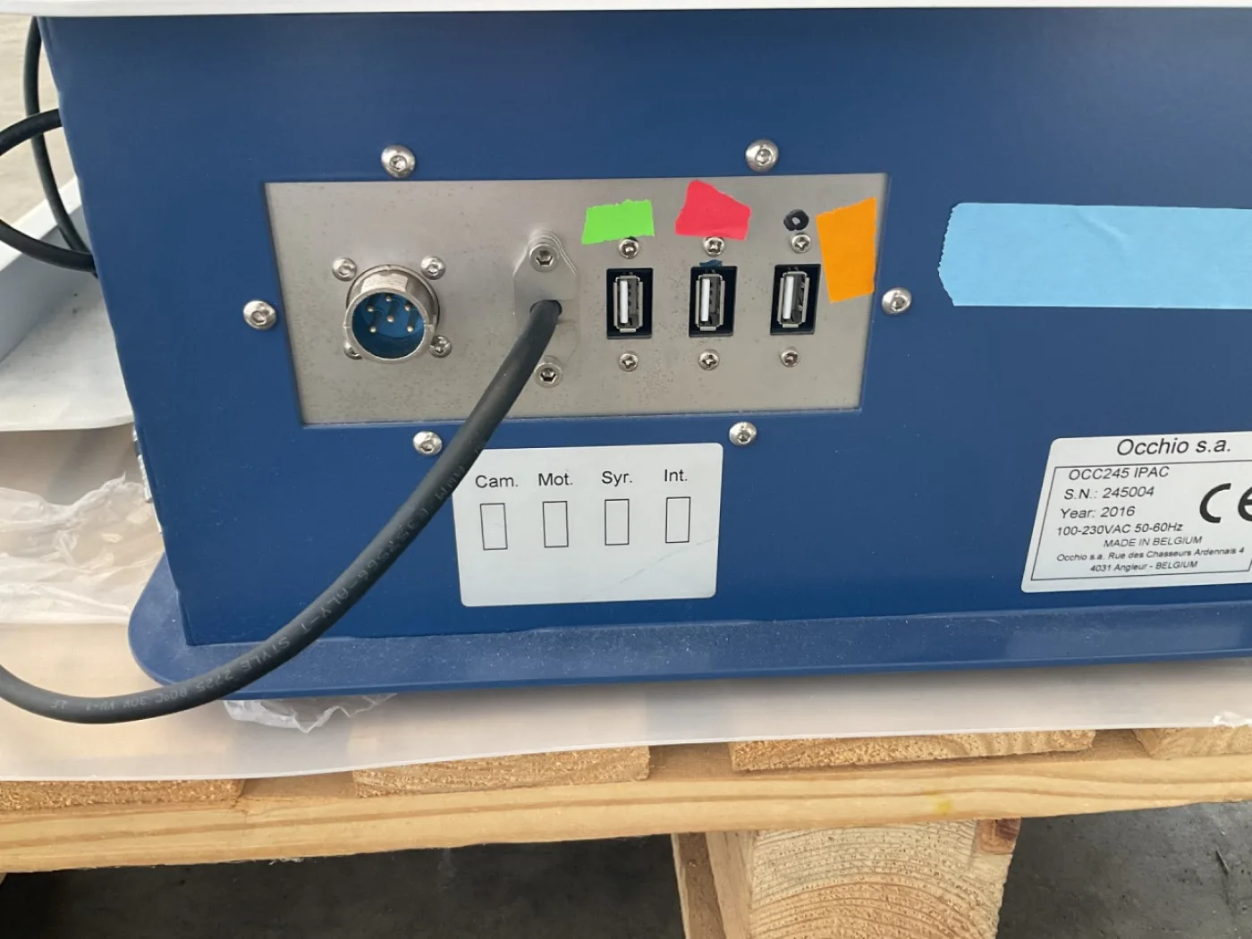 Occhio SA Ipac Particle shape analyzer - Quality control - 2