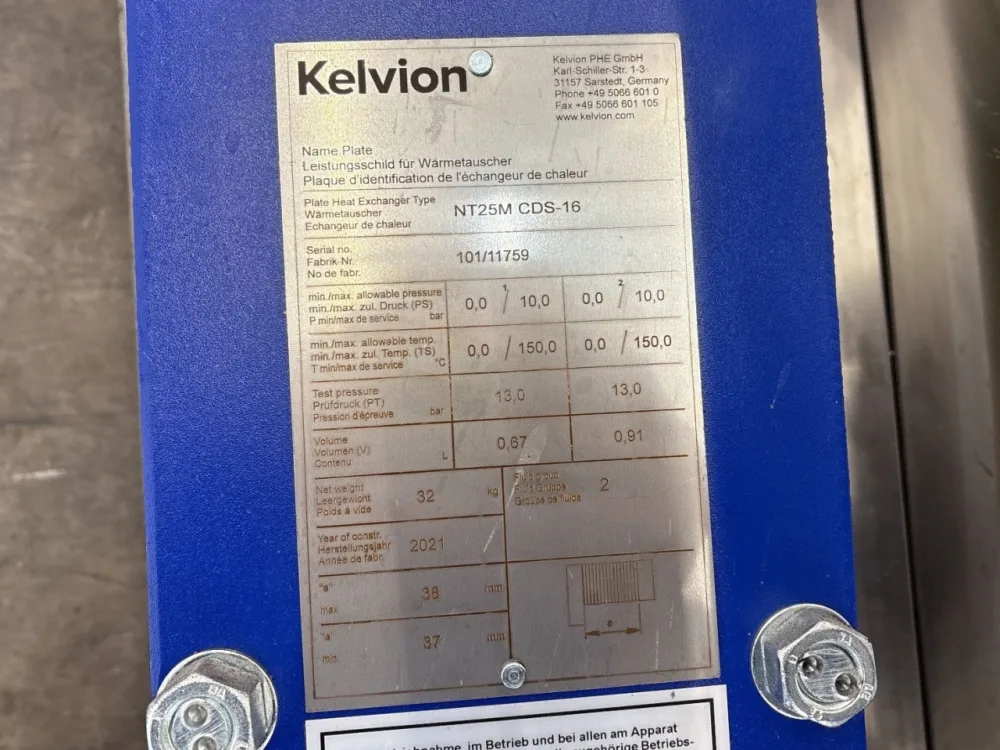 Rieger 3850 L - Vertical tank