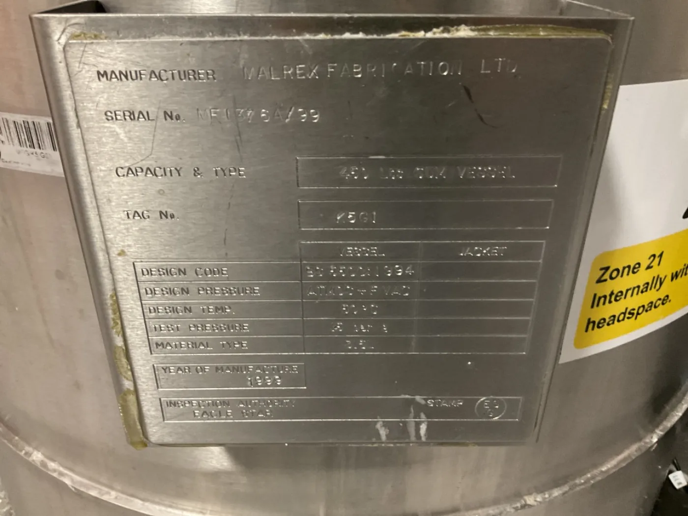 Fryma Koruma Disho S230/5200 - Processing vessel - 7