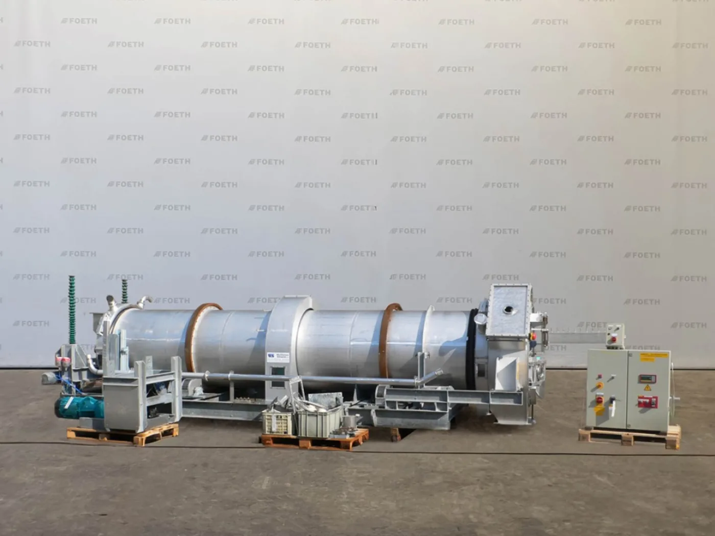 Schepens Inclined Rotary Drum Blender with Spray Bar Arm - Miscellaneous mixer - 2