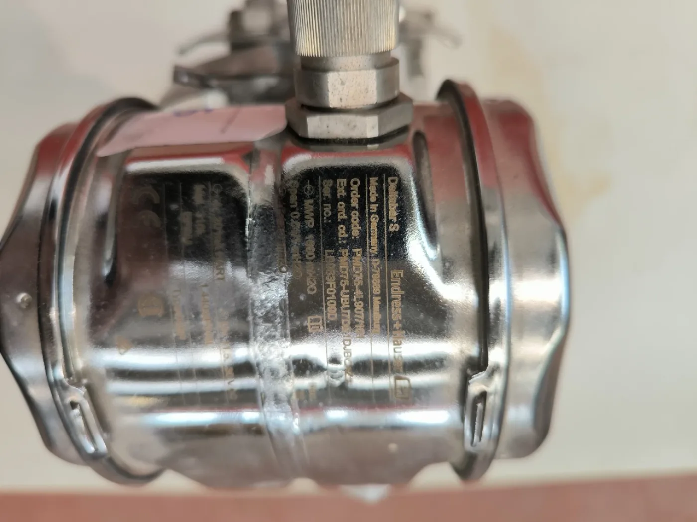 DIFFERENTIAL PRESSURE TRANSMITTER ENDRESS HAUSER DELTABAR S STAINLESS STEEL 316L UNUSED - 3