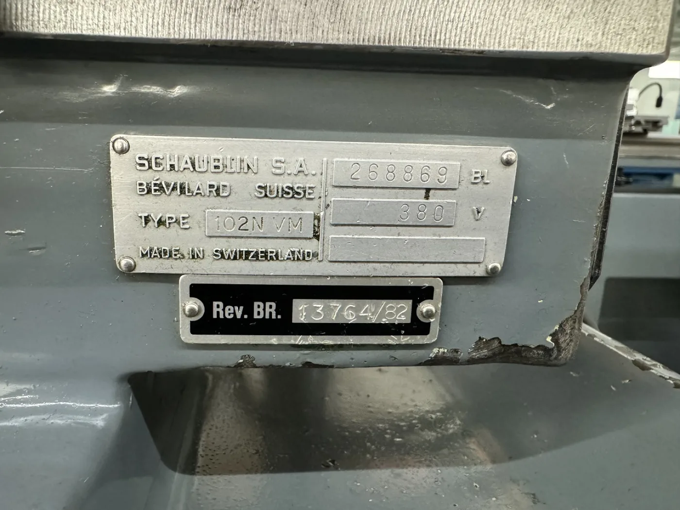 LEADSCREW LATHE “SCHAUBLIN” TYPE 102N-VM W-25 - 8
