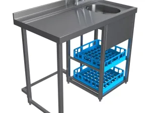 Parry Modular Bar Glass Wash Station MB-GS4 - islandcatering