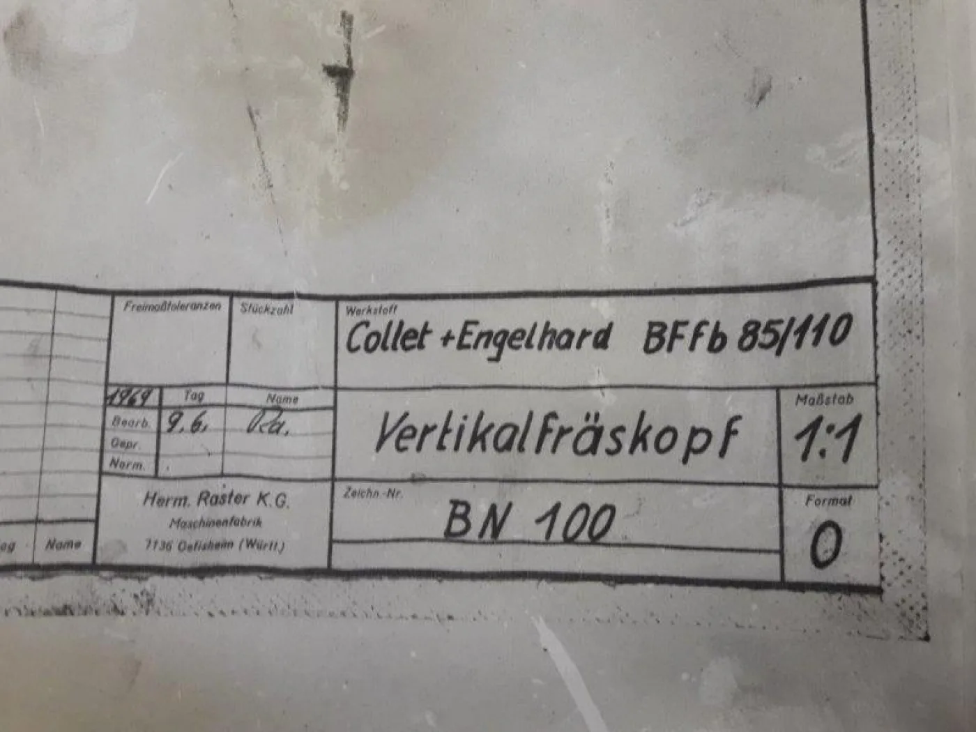 BN 100 ( BFfb 85 / 110 ) COLLET + ENGELHARD 1975 - 5