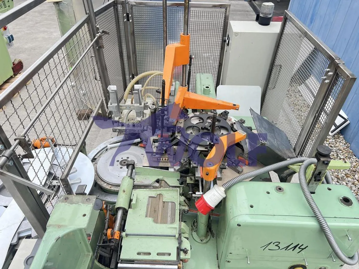 Stannioliermaschine RASCH - Type RU-DC mit Banderolenstation und Vakuumpumpe. - 6