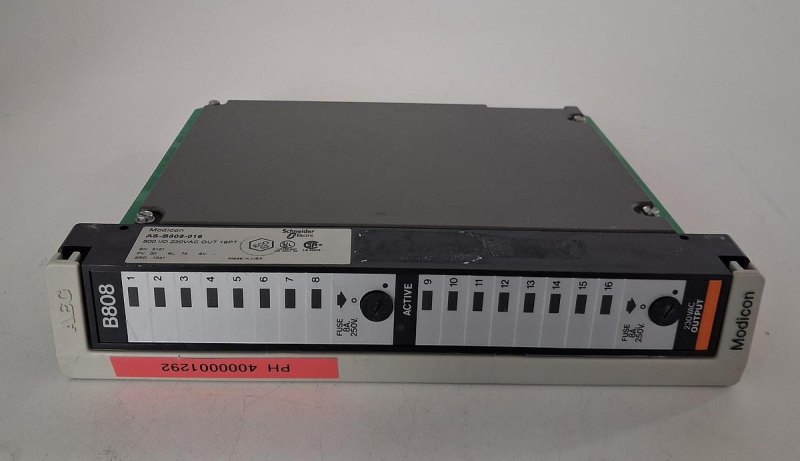 Modicon AS-B808-016 16-Point 230 VAC Output Module