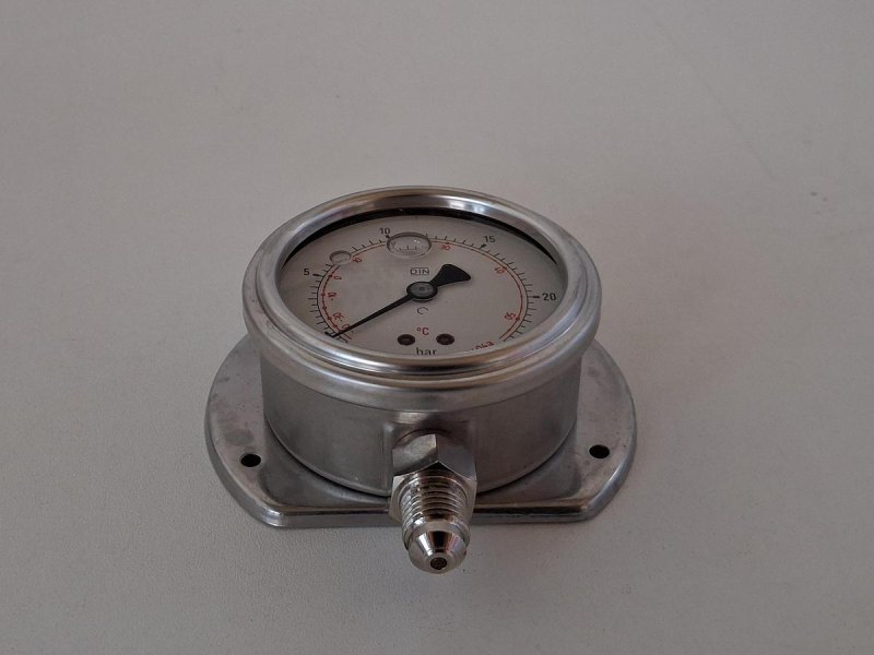 Haenni Druckmanometer Edelstahl -1 bis +24 bar