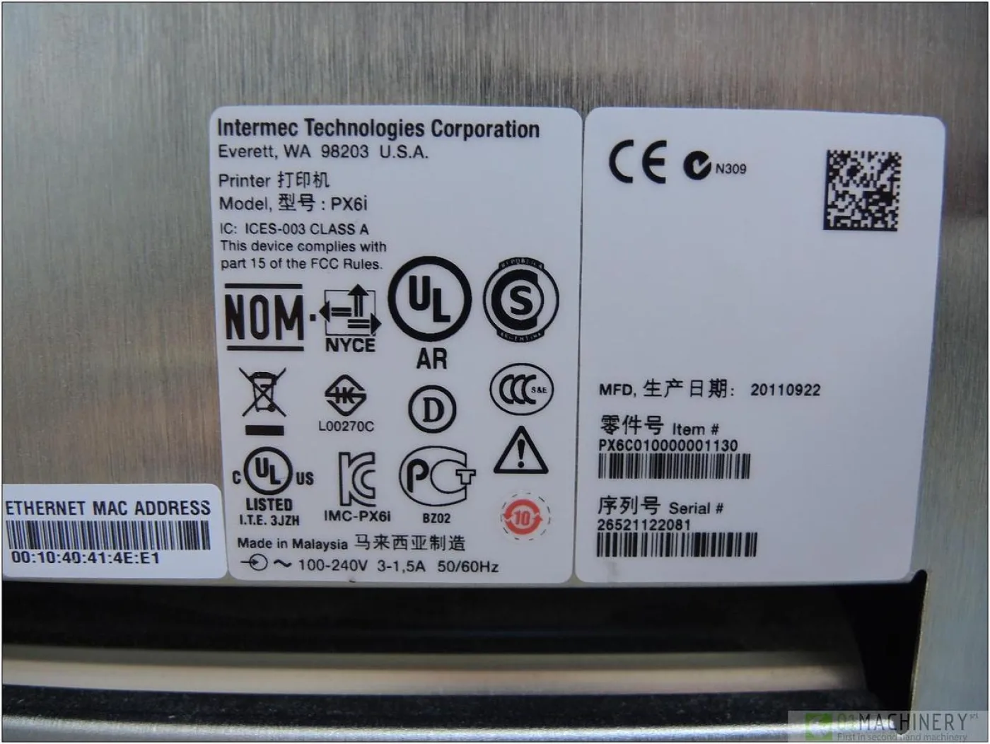 2011 INTERMEC Px6i AI2482 - 4