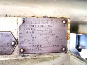 Krauss Maffei VZU 125/2,5 - Arbeitskorb centrifuge