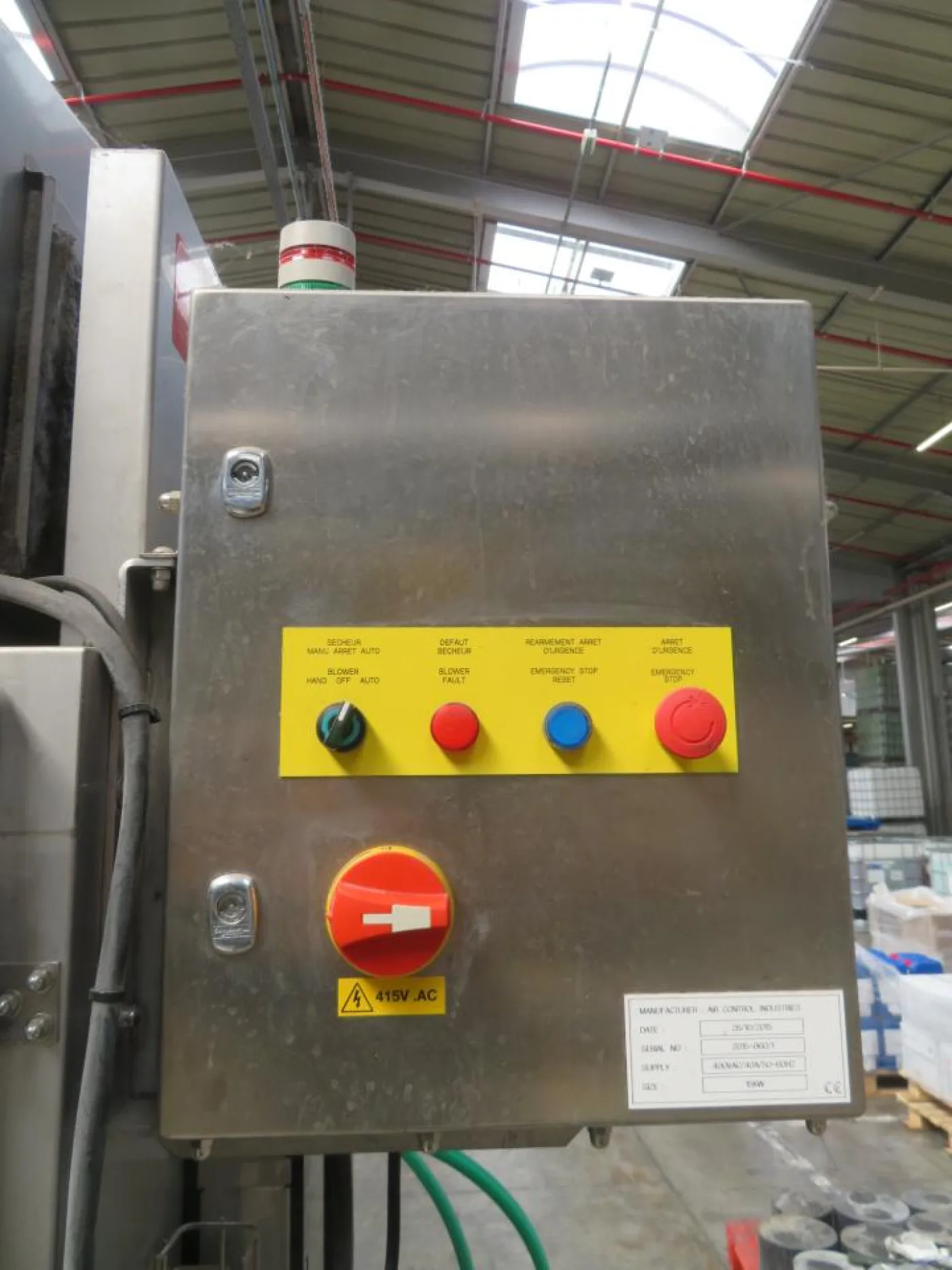 2015 Air Steuerung Industries Air Steuerung Industries LNL-00075 Heat Shrink Tunnel - Flasche Sleever Line - 7