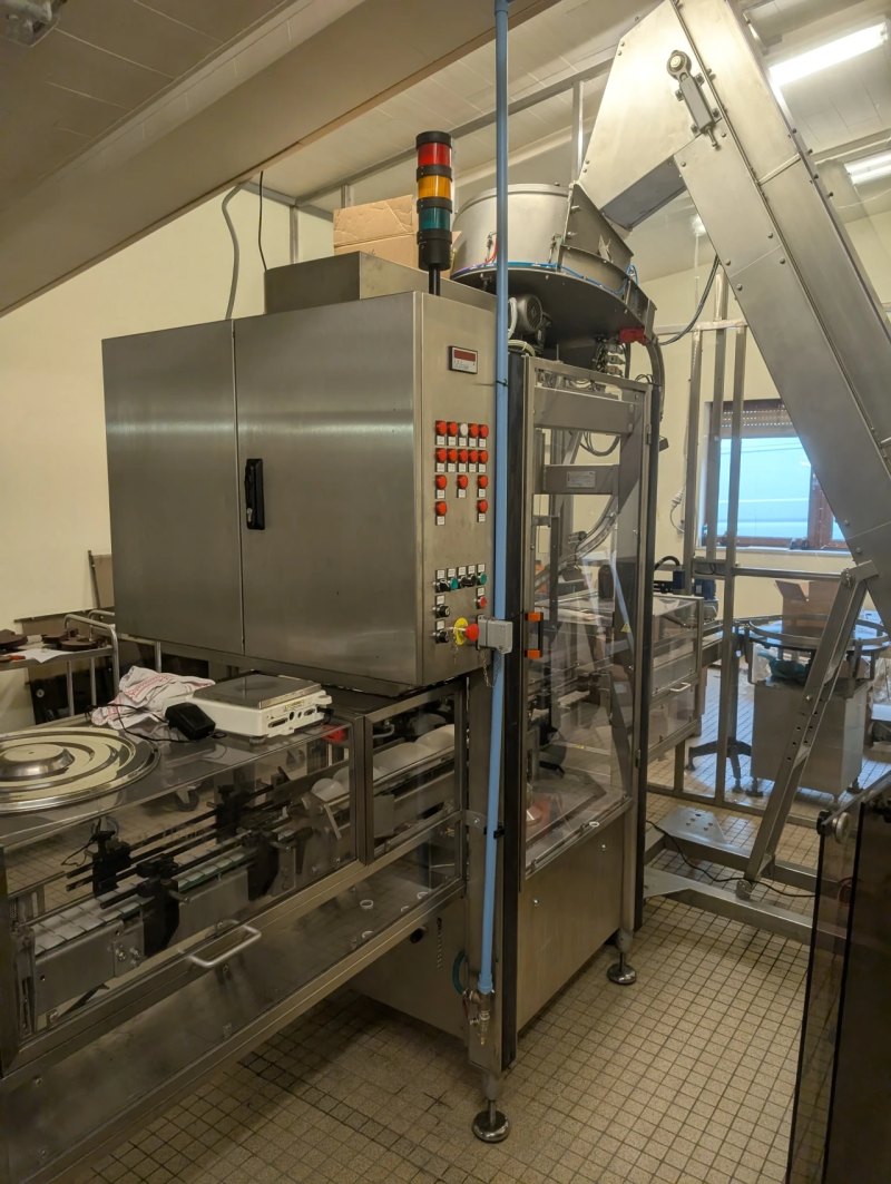 PKB DOR5 12-STATION ROTARY FILLER + ZALKIN CA3PM ROTARY CAPPER