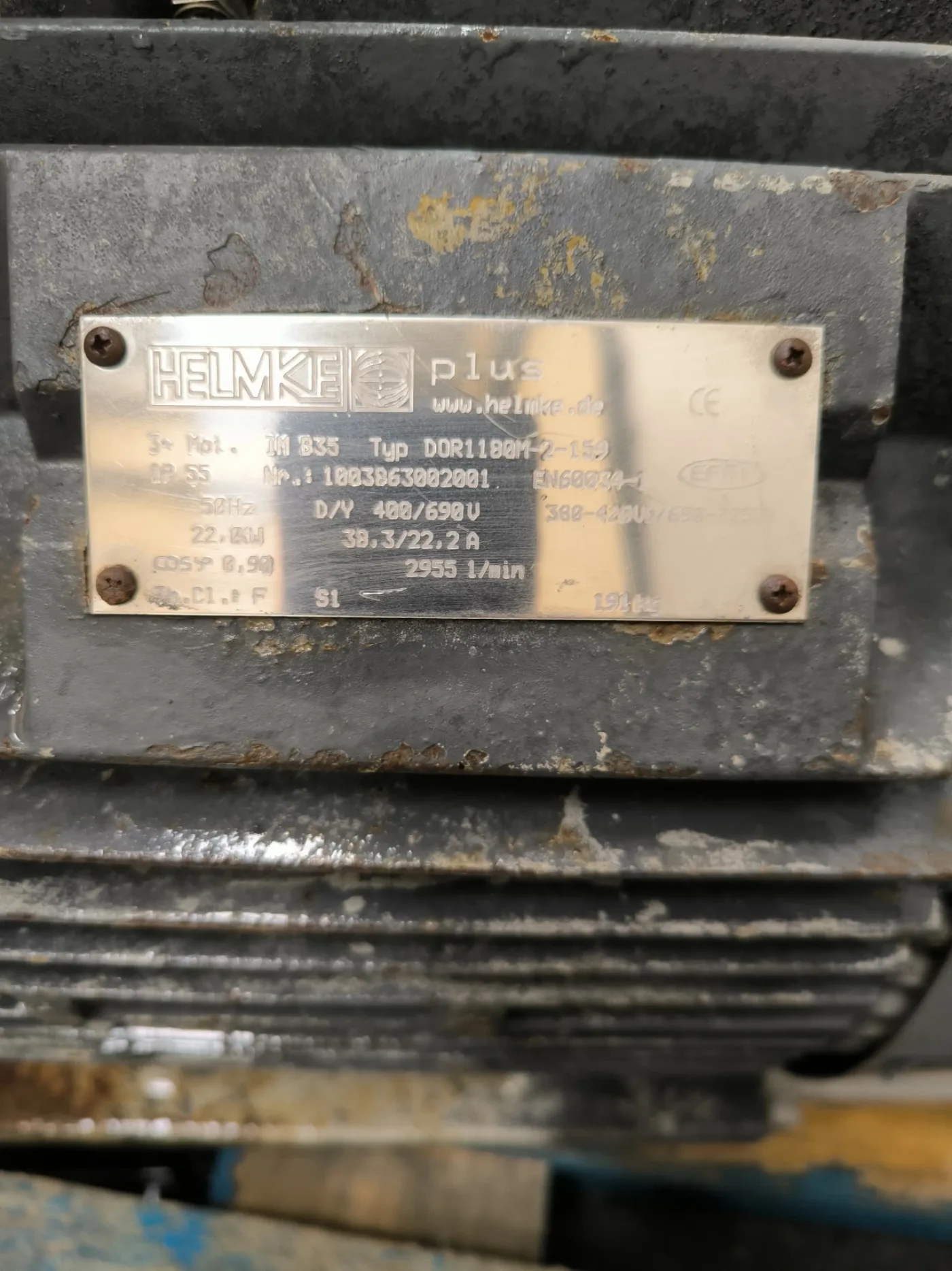 CENTRIFUGAL PUMP GEA TP8080-250 22 KW - 6