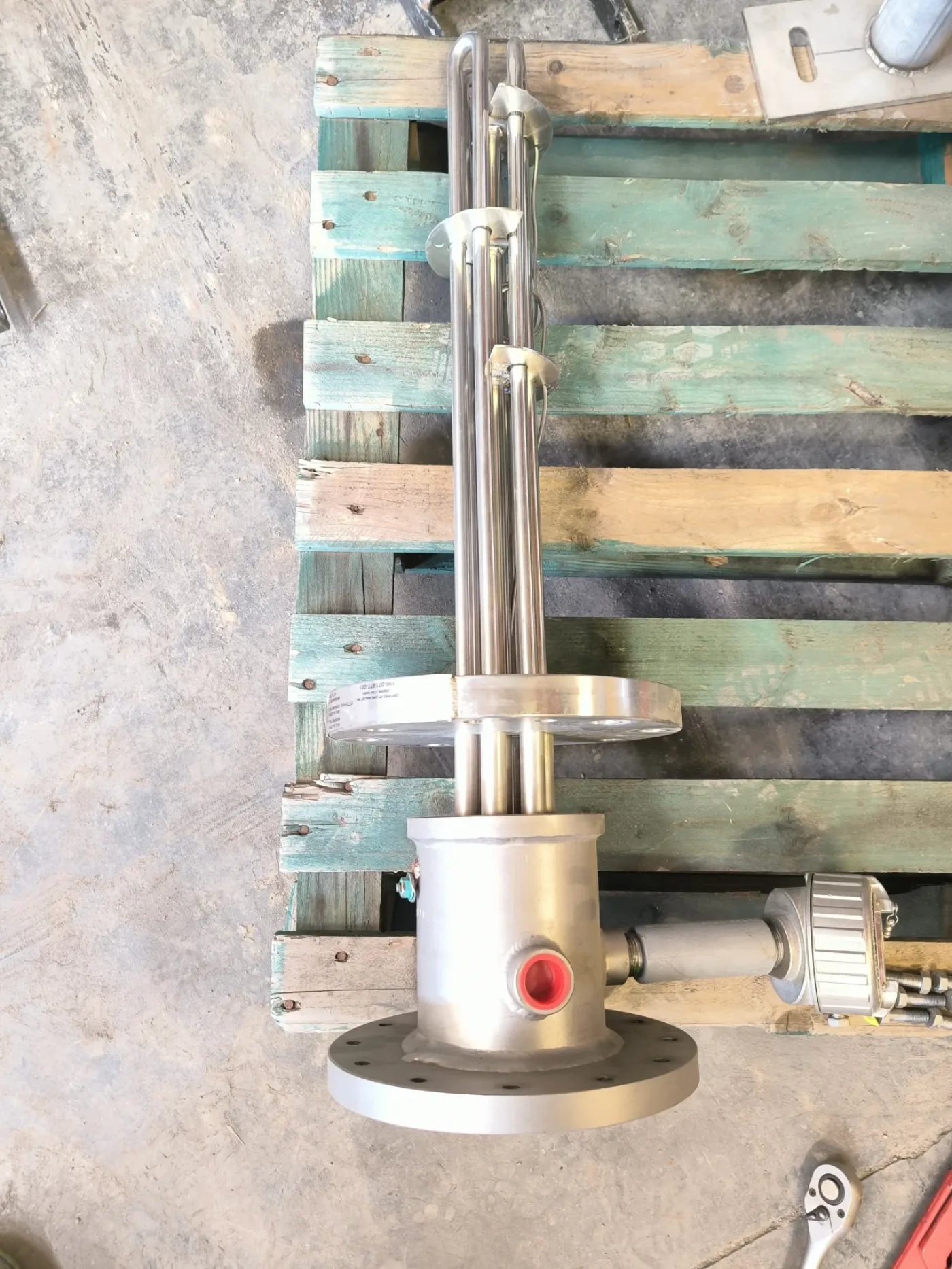 TUBULAR HEAT EXCHANGER STAINLESS STEEL 316L CHROMALOX ATEX 0.17 m2 - 8