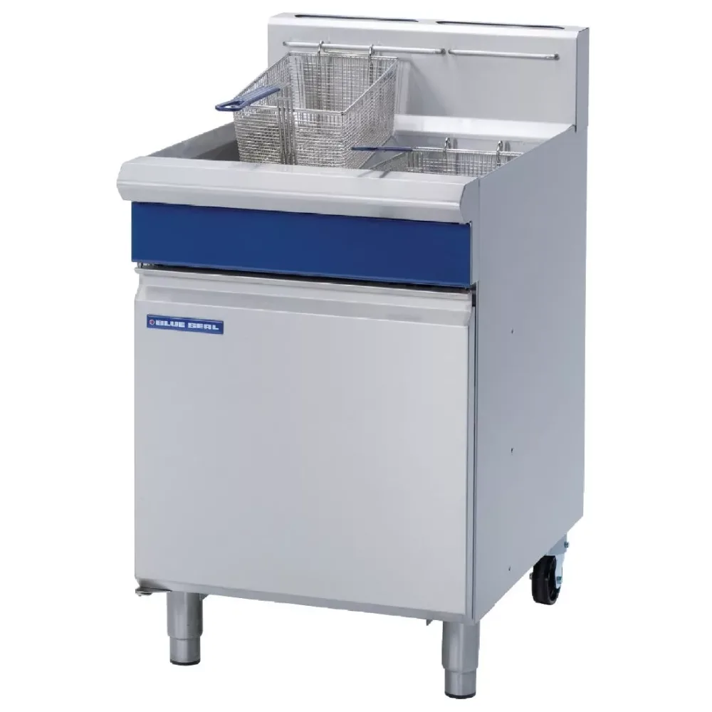 Blue Seal Single Tank Twin Basket Free Standing Propane Gas Fryer GT60 - islandcatering