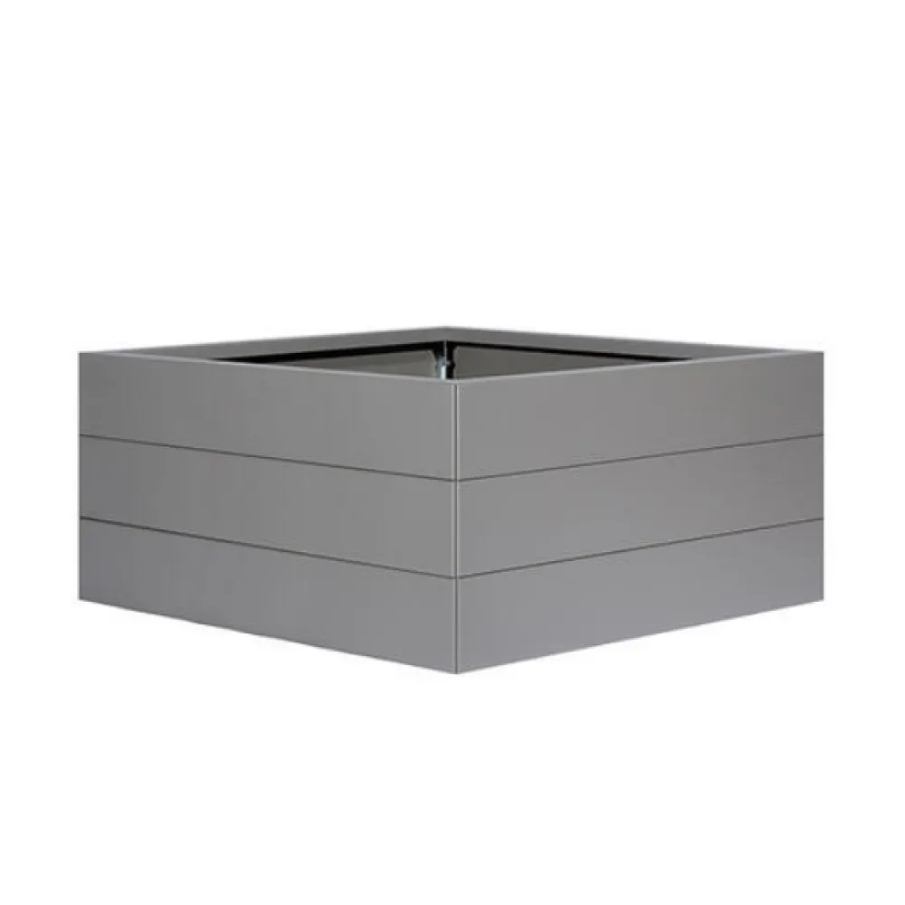 Bloembak Modulair Taupe - 42 cm hoog