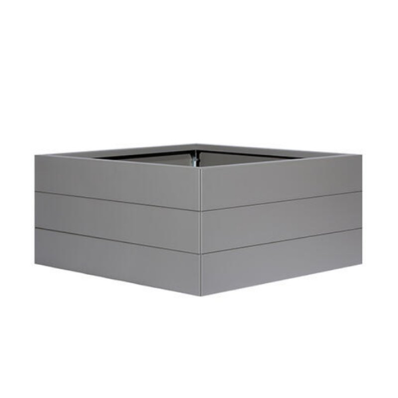 Bloembak Modulair Taupe - 42 cm hoog
