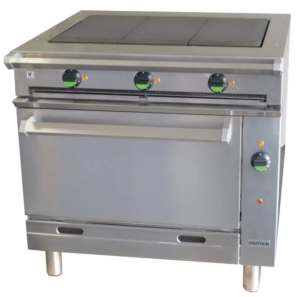 Falcon Chieftain Electric 3 Hotplate Range E1006X - islandcatering