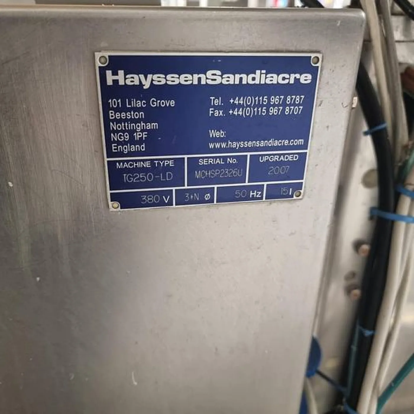 Hayssen Sandiacre TG250-LD VFFS Bagging Machine - 7
