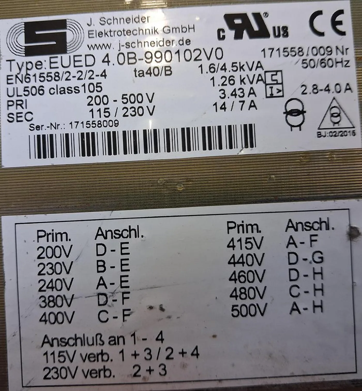 Schneider EUEDW 0,6B-990102V0 Steuer- und Trenntransformator - 4