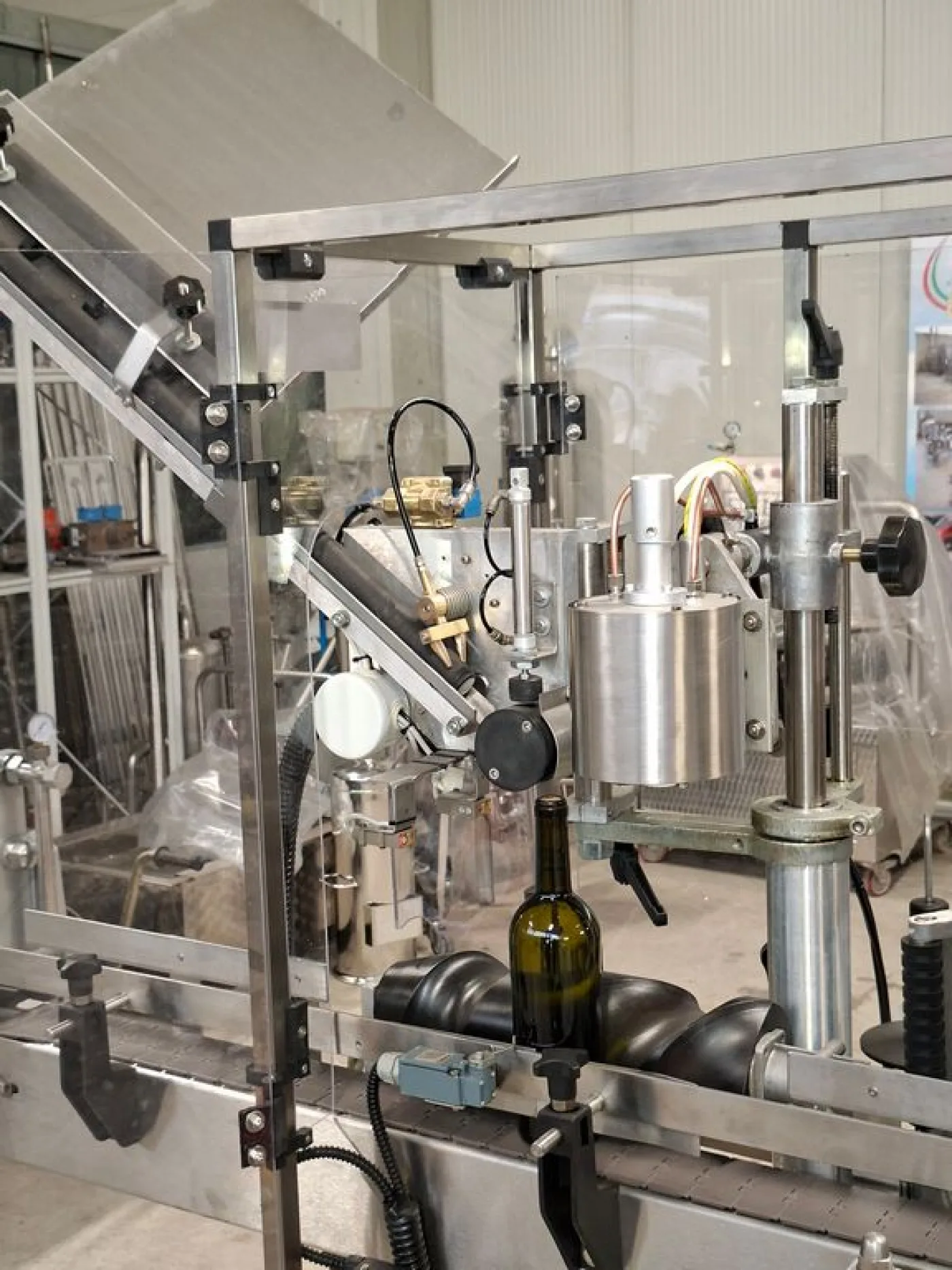 ENOS ADHESIVE LABELLING MACHINE, MODEL PIÙ, WITH 2 STATIONS, SECOND HAND MACHINE - 4