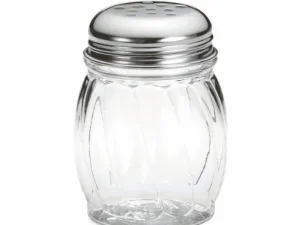 Table Craft 180ml Swirl Tritan Shaker with Chrome Plated Perforated Top x 12 - islandcatering